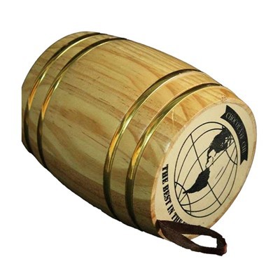 Wine Aged in Oak Barrels